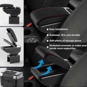Universal Double-Layer Car Armrest Console Box with 7 USB Charging Ports 12 Universal Double-Layer Car Armrest Console Box with 7 USB Charging Ports - Image 3