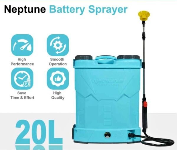 20L Battery-Powered Backpack Sprayer – Adjustable Pressure 1–4.5 bar – Li-Ion 12V/12Ah 1 img 1232