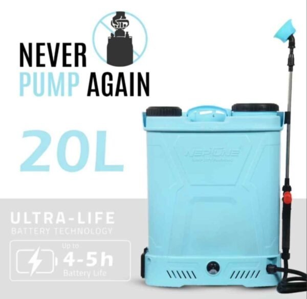 20L Battery-Powered Backpack Sprayer – Adjustable Pressure 1–4.5 bar – Li-Ion 12V/12Ah 3 img 1237