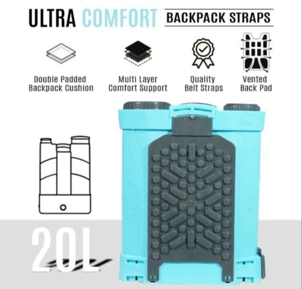 20L Battery-Powered Backpack Sprayer – Adjustable Pressure 1–4.5 bar – Li-Ion 12V/12Ah 4 img 1238