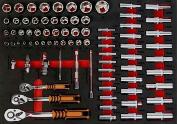 Professional 7-Drawer Tool Trolley with 252-Piece Hand Tool Set 8 img 1244