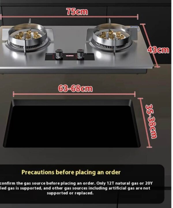 High-Performance Gas Stove – 9-Burner Dual Fuel 3 img 1281
