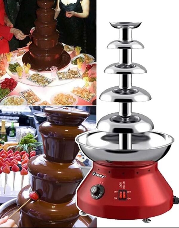 Professional 5-Tier Wedding Chocolate Fountain Machine – ET-CF-51 3 img 1386