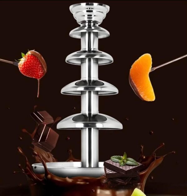 Professional 5-Tier Wedding Chocolate Fountain Machine – ET-CF-51 5 img 1390
