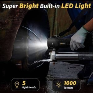 Electric Grease Gun 10,000 PSI with 2 Batteries & LED – TaskStar Rechargeable Professional Grease Gun Kit 11 Electric Grease Gun 10,000 PSI with 2 Batteries & LED – TaskStar Rechargeable Professional Grease Gun Kit - Image 4