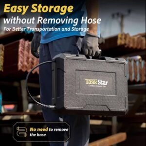 Electric Grease Gun 10,000 PSI with 2 Batteries & LED – TaskStar Rechargeable Professional Grease Gun Kit 12 Electric Grease Gun 10,000 PSI with 2 Batteries & LED – TaskStar Rechargeable Professional Grease Gun Kit - Image 5