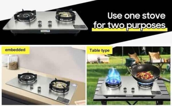 High-Performance Gas Burner – 9-Chain Dual-Flame Stove 9 img 2080