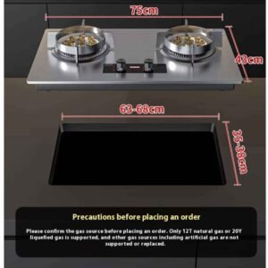 High-Performance Gas Burner – 9-Chain Dual-Flame Stove 14 High-Performance Gas Burner – 9-Chain Dual-Flame Stove - Image 5