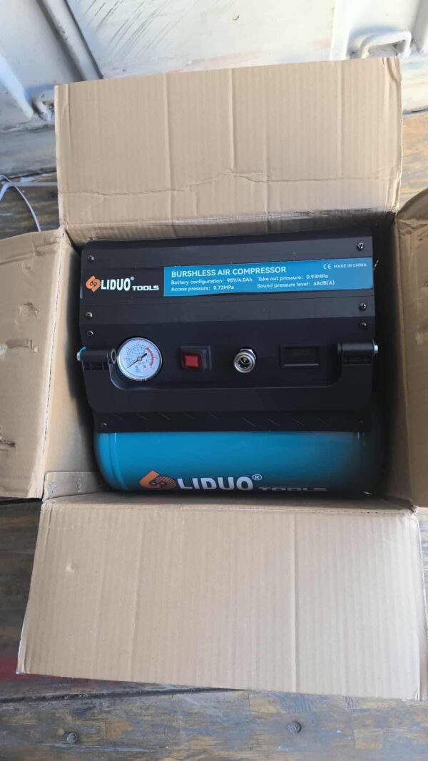 LIDUO Tools Brushless Air Compressor – Cordless Portable Model (98V, 4.0Ah) 5 256cdb0880180d5c4282a48886449728