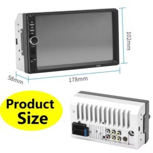 Car radio 7” with BT USB Aux TFCARD 7018B - Image 3