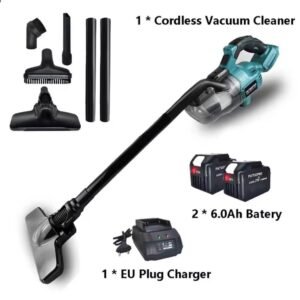 Portable 21V Cordless Vacuum Cleaner – Makita Compatible - Image 1
