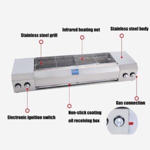 Gas Smokeless Barbecue Oven - Image 3